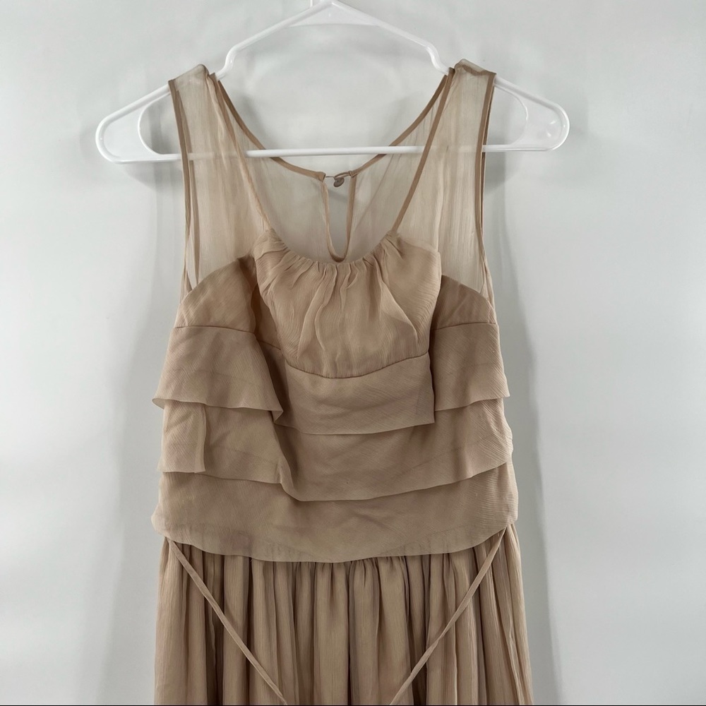 Burlapp brown belted dress 6 - Picture 2 of 12
